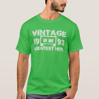 Camiseta 1993 Maiores Batimentos Brancos Vintage