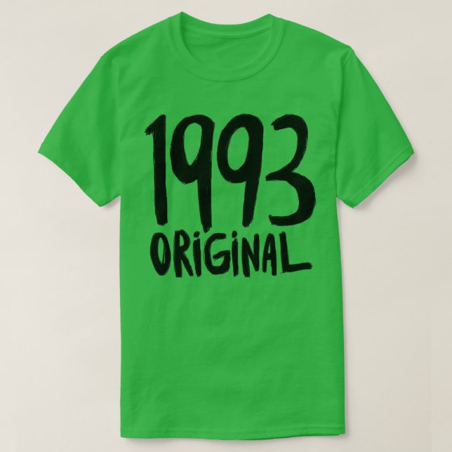 Camiseta 1993 nascer original em 1993 Ano de Nascimento 199 (Frente do Design)
