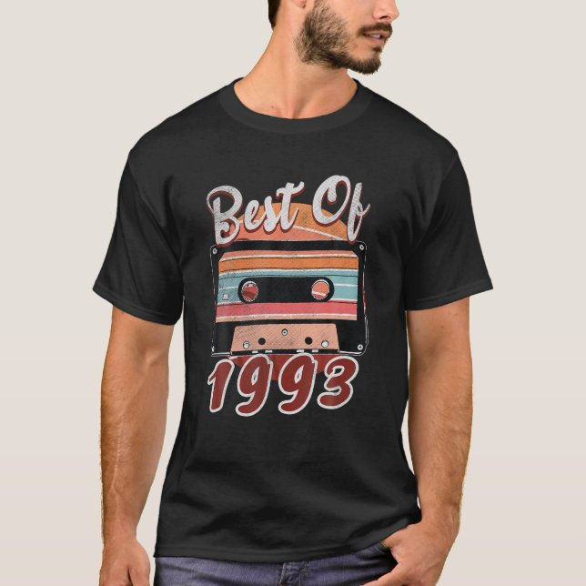 Camiseta 1993 Novelty Retro Aesthetic 29 Year Old Birth Bor (Frente)