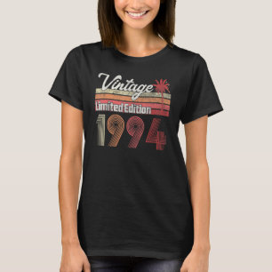 Camiseta 1994 28º Aniversário Vintage 28 anos