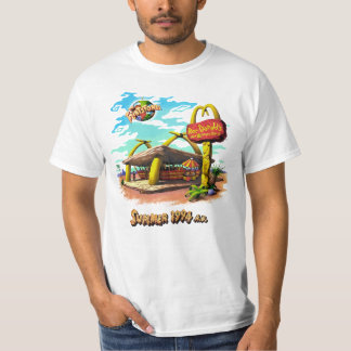 Camiseta 1994 M.c.D.o.n.a.l.ds ruas Flint0nes Movie Promo S