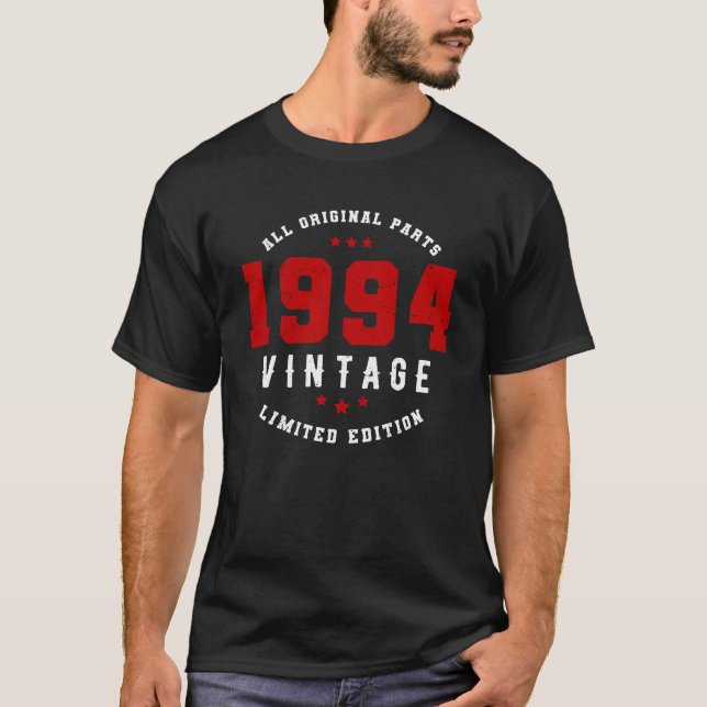 Camiseta 1994 Todas as Peças Originais, Edição Limitada, Vi (Frente)
