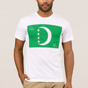 Camiseta 1996) t-shirt de Cômoros Bandeira (