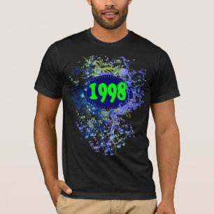 Camiseta 1998 - Colorful Vintage retro - T-Shirt