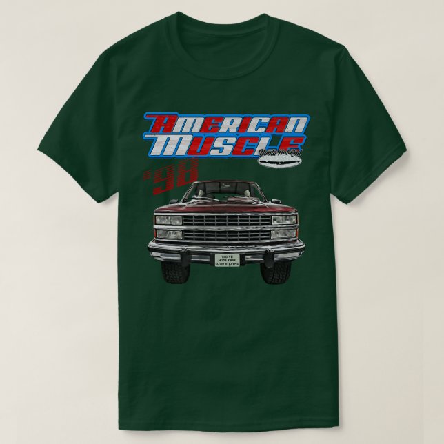 Camiseta 1998,Tahoe,Squarebody Truck,Yukon,Suburbano,Silver (Frente do Design)