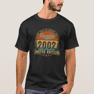 Camiseta 19.º Nascer De Aniversário Em Dezembro De 2002 1