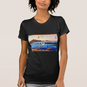 Camiseta 19. 江 尻 宿, 広 Ejiri-juku, Hiroshige, Ukiyo-e