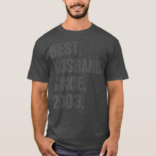 Camiseta 19 Aniversário De Casamento Para O Seu Melhor Mari