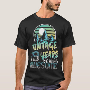 Camiseta 19 anos 19.o aniversário 28