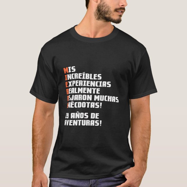 Camiseta 19 Anos De Aventuras (Frente)