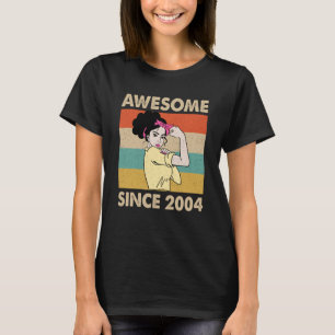 Camiseta 19 anos é incrível desde 2004 19º aniversário
