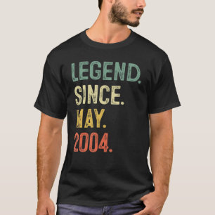 Camiseta 19 anos Oferece 19º aniversário de lenda masculina