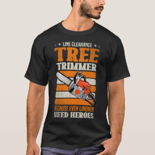 Camiseta 19.Arborista para aparador de árvores