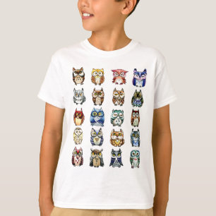 Camiseta 19 corujas e 1Cat