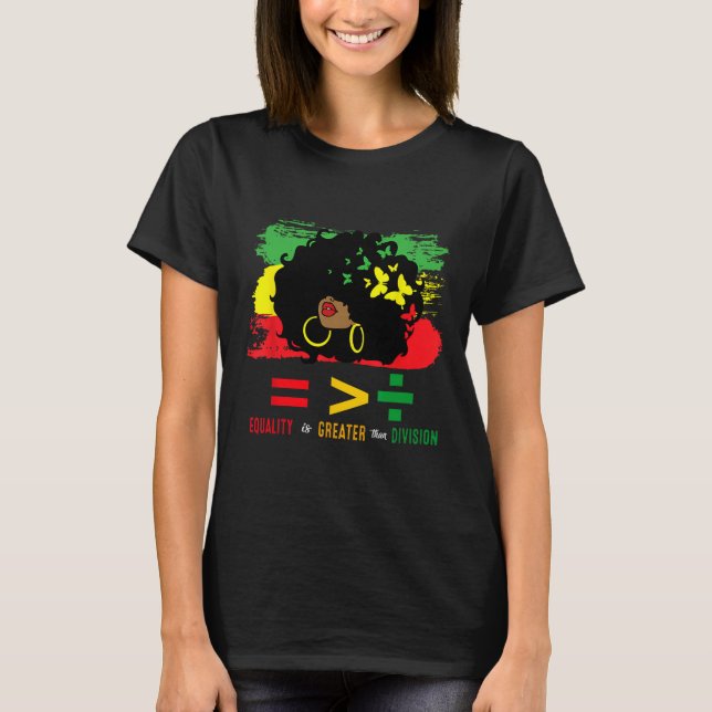 Camiseta 19 de junho de 1865 A igualdade é maior do que (Frente)