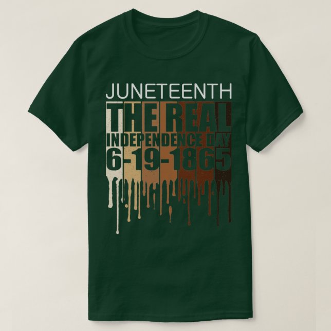 Camiseta 19 de junho de 1865 Dia da Independência Real1 (Frente do Design)