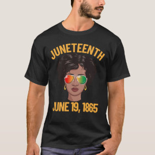 Camiseta 19 de junho de 1865 Mulheres Negras