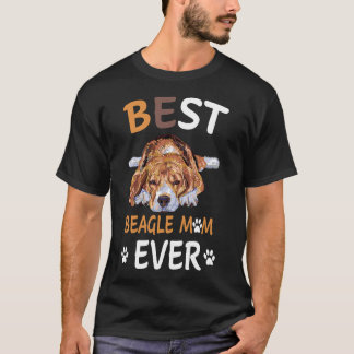 Camiseta 19 Melhor Beagle Mãe De Sempre