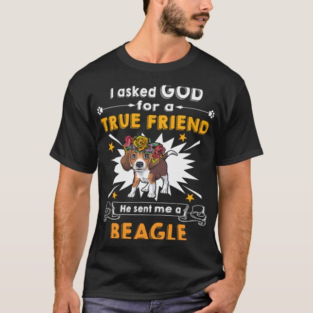 Camiseta 19 Perguntou A Deus Um Bagle (Frente)