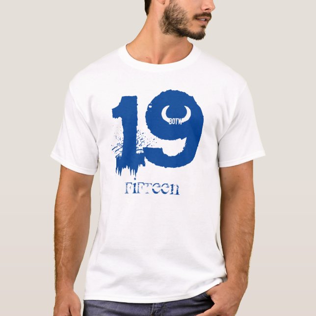 Camiseta 19 QUINZE Bull das madeiras (Frente)