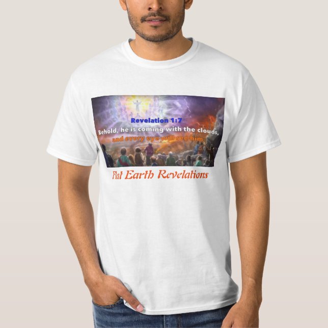 Camiseta 1:7 liso da revelação da terra (Frente)