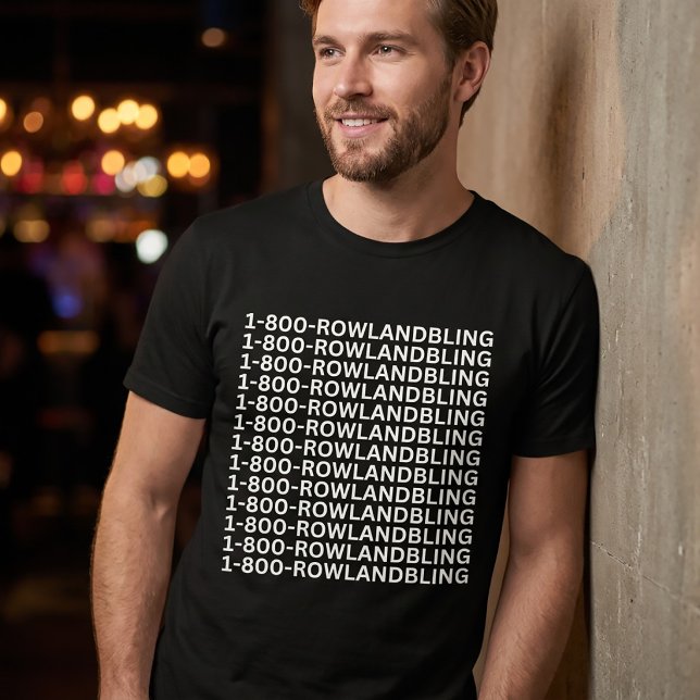 camiseta 1 800 rowlandbling (Criador carregado)