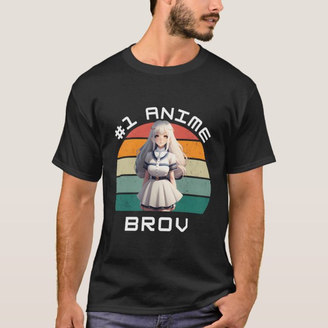 Camiseta 1 Anime Brov Ga Kawaii BeauBonito (Frente)