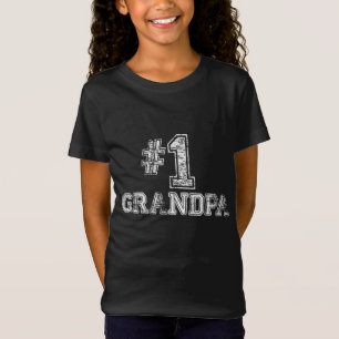 Camiseta 1 Avô - Presente de Dia de os pais Número Um