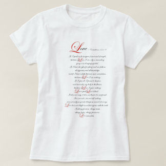Camiseta 1 Corinthians 13
