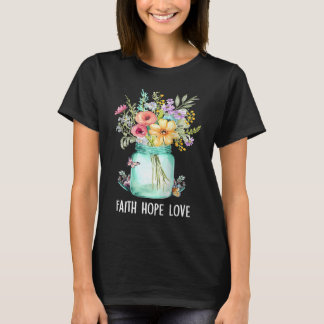Camiseta 1 Corinthians 1313  Faith Hope Love Christian Appa
