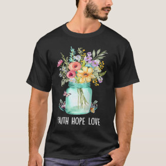 Camiseta 1 Corinthians 1313  Faith Hope Love Christian Appa
