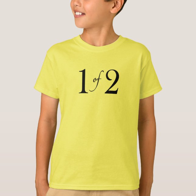 Camiseta 1 de 2 (gêmeos) (Frente)