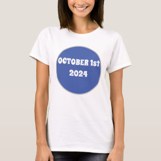 Camiseta 1 de outubro de 2024