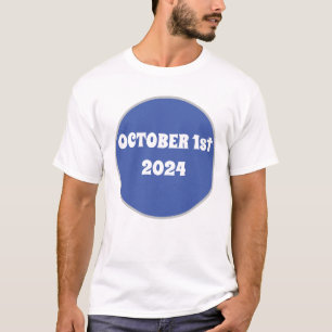 Camiseta 1 de outubro de 2024