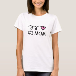 Camiseta #1 Mamãe t-shirt