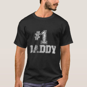 Camiseta 1 Pai - Presente de Dia de os pais Número Um