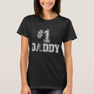 Camiseta 1 Pai - Presente de Dia de os pais Número Um