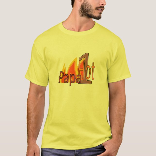 Camiseta 1 papá quente (Frente)