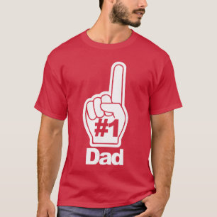 Camiseta 1 Papai Número Um Amigo Daddyee