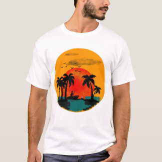 Camiseta 1. Pesca: Ligar à Natureza