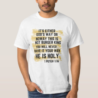 Camiseta 1 Peter 1:16