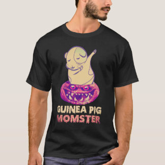Camiseta 1 Porquinho-da-índia Mãe Monstro de Halloween