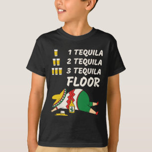 Camiseta 1 Tequila 2 Tequila 3 Piso de Tequila - Festa Engr