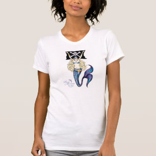 Camiseta 1 tomou partido sereia T-shirt~ do pirata pelo Kat