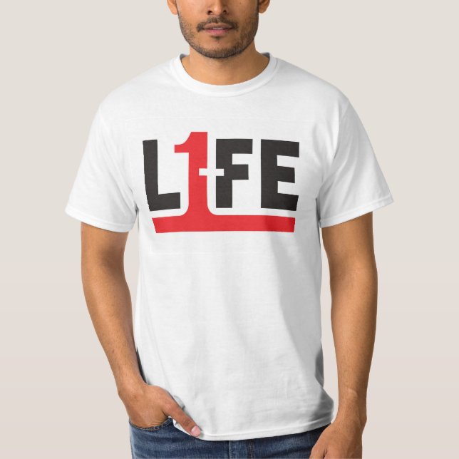 CAMISETA 1 VIDA (Frente)