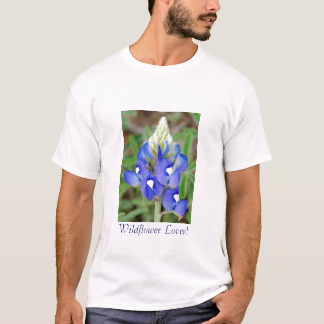 Camiseta 1flowers1, amante do Wildflower! (Frente)