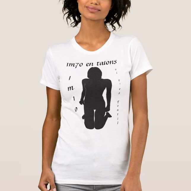 Camiseta 1m70 en talões (Frente)