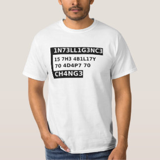 Camiseta 1n73ll1g3nc3 15- inteligência é - citação legal pr