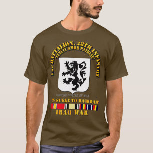 Camiseta 1rua Bn 28ª Infantaria O Surge Iraqw SVC