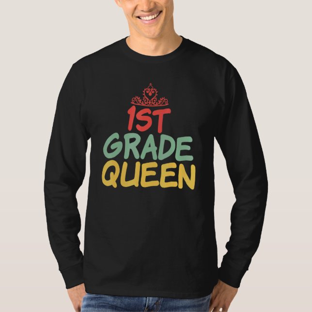 Camiseta 1rua de matrículas na Escola de Ensino de Rainha (Frente)